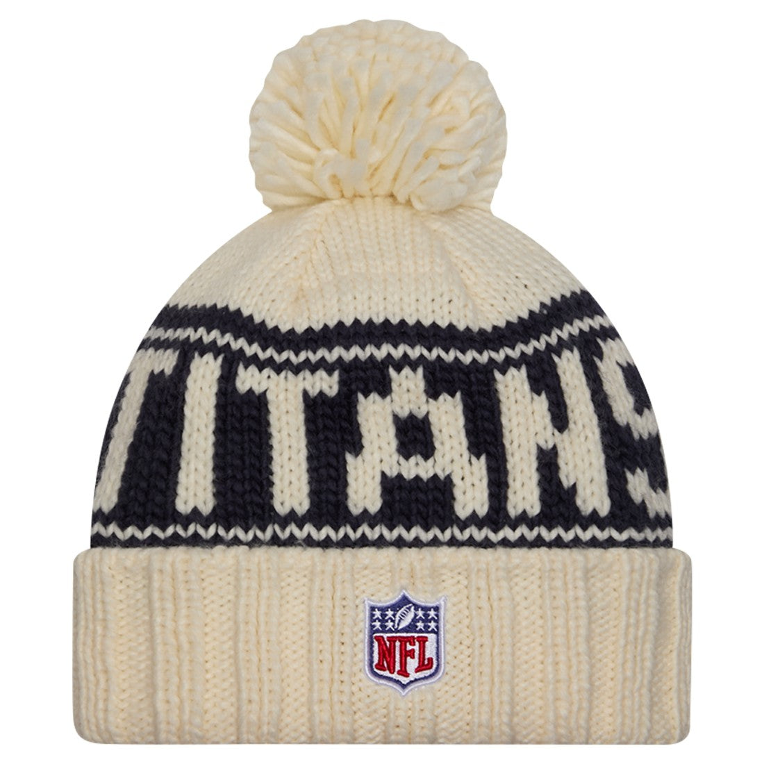 Tennessee Titans Women's 2024 Sideline Cuffed Knit Hat with Pom | NFL US