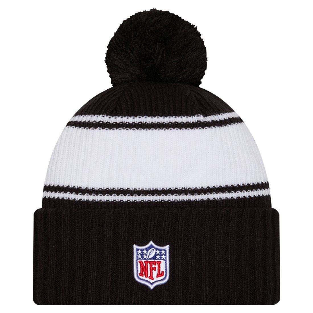 New York Jets Youth 2024/25 Sideline Cuffed Knit Hat with Pom | NFL Online