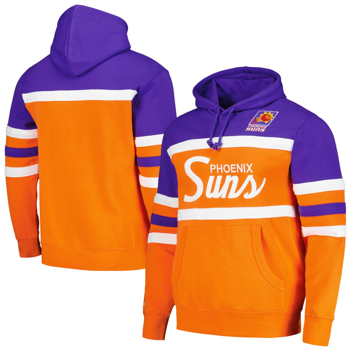 Orange/Purple Phoenix Suns Head Coach Pullover Hoodie | NBA