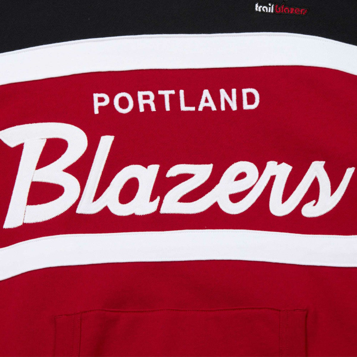 Red/Black Portland Trail Blazers Head Coach Pullover Hoodie | NBA