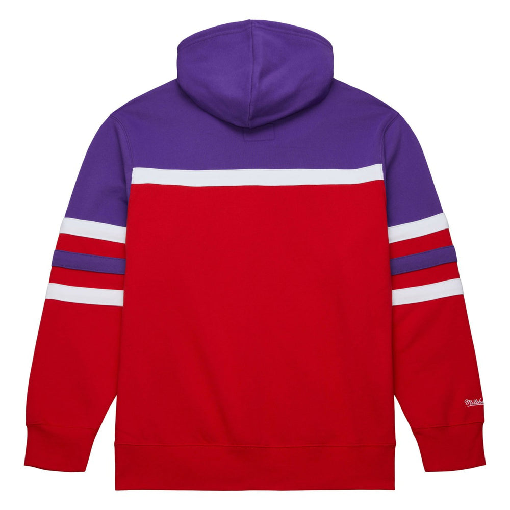 Red/Purple Toronto Raptors Head Coach Pullover Hoodie | NBA