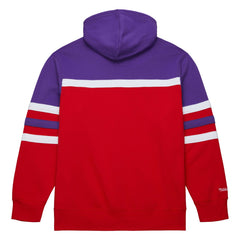 Red/Purple Toronto Raptors Head Coach Pullover Hoodie | NBA