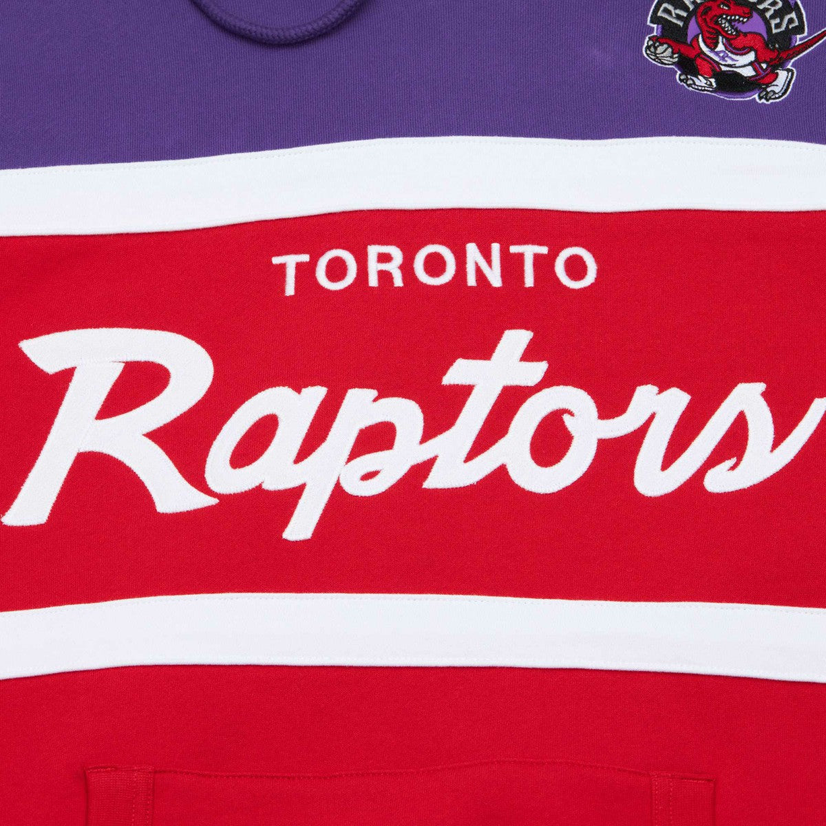 Red/Purple Toronto Raptors Head Coach Pullover Hoodie | NBA