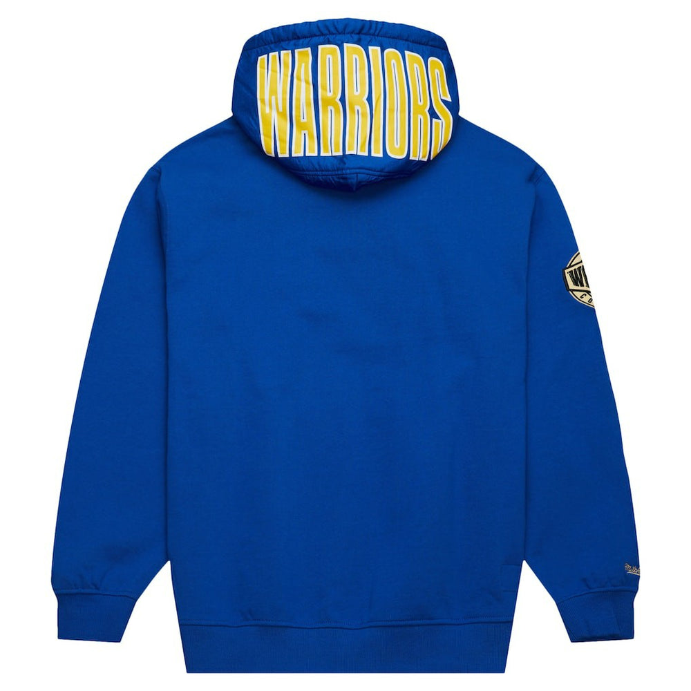 Royal Golden State Warriors Team OG 2.0 Vintage Logo Fleece Pullover Hoodie sale | NBA