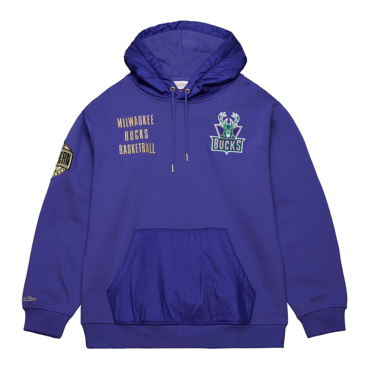 Purple Milwaukee Bucks Team OG 2.0 Vintage Logo Fleece Pullover Hoodie | NBA
