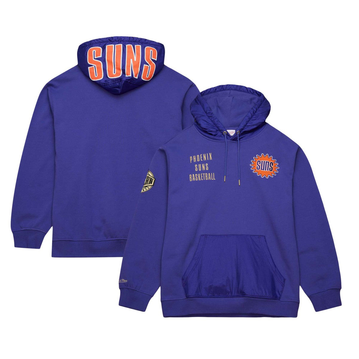 Purple Phoenix Suns Team OG 2.0 Vintage Logo Fleece Pullover Hoodie | NBA