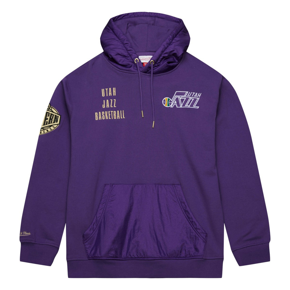 Purple Utah Jazz Team OG 2.0 Vintage Logo Fleece Pullover Hoodie | NBA