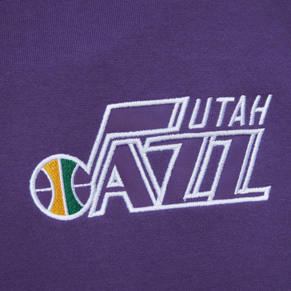 Purple Utah Jazz Team OG 2.0 Vintage Logo Fleece Pullover Hoodie | NBA