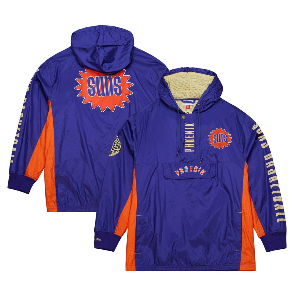 Purple Phoenix Suns Team OG 2.0 Vintage Logo Anorak Windbreaker Quarter-Zip Jacket | NBA