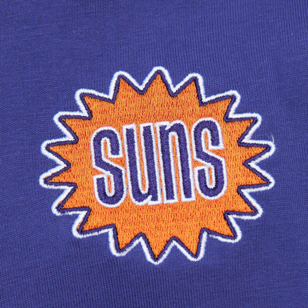Purple Phoenix Suns Hardwood Classics Team OG 2.0 Premium Vintage Logo T-Shirt | NBA