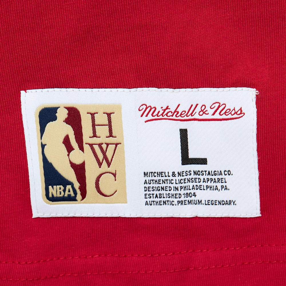 Red Atlanta Hawks Hardwood Classics Team OG 2.0 Premium Vintage Logo T-Shirt | NBA