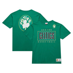 Kelly Green Boston Celtics Hardwood Classics Team OG 2.0 Premium Vintage Logo T-Shirt | NBA