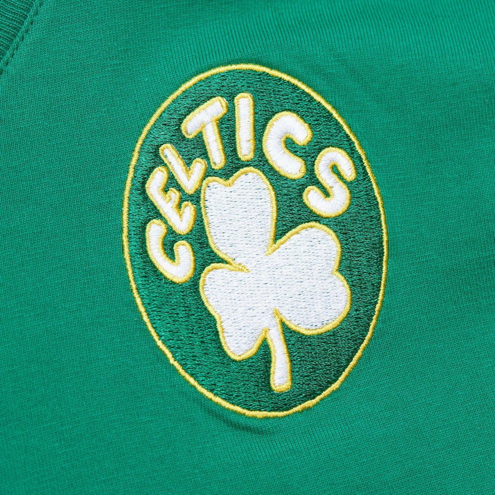 Kelly Green Boston Celtics Hardwood Classics Team OG 2.0 Premium Vintage Logo T-Shirt | NBA