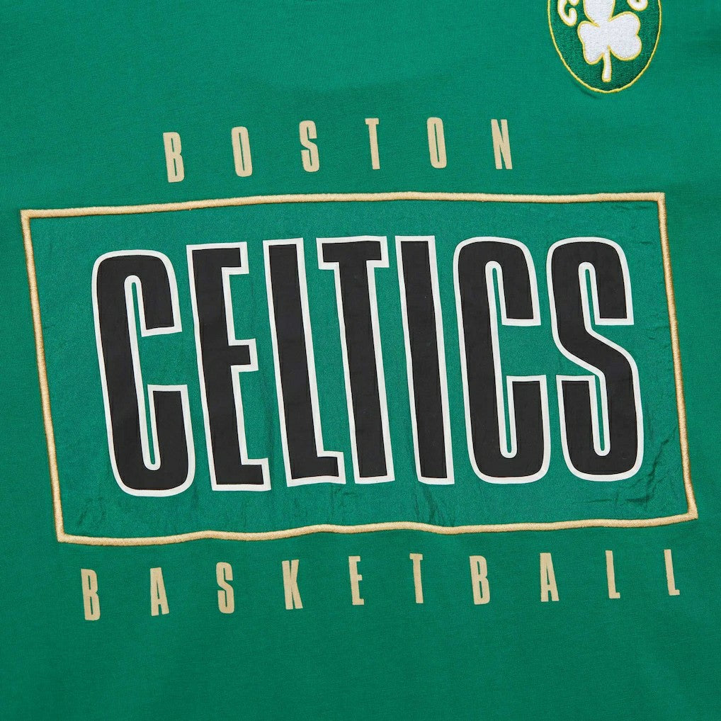 Kelly Green Boston Celtics Hardwood Classics Team OG 2.0 Premium Vintage Logo T-Shirt | NBA
