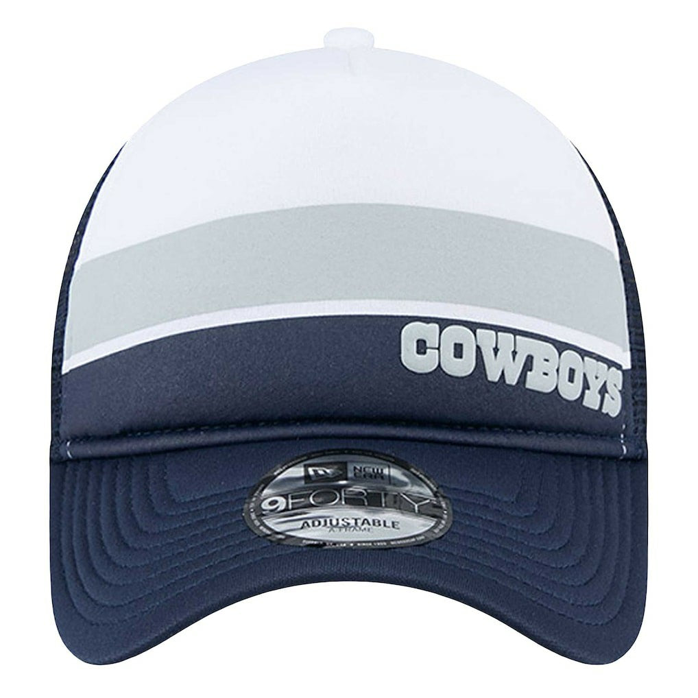Dallas Cowboys Sport Night Color Block 9FORTY A-Frame Trucker Adjustable Hat | NFL Near me