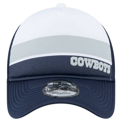Dallas Cowboys Youth Sport Night Color Block 9FORTY A-Frame Trucker Adjustable Hat | NFL Outlet