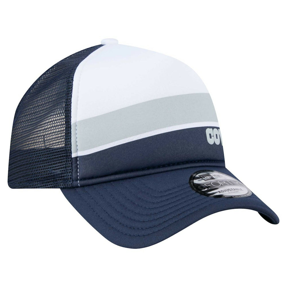 Dallas Cowboys Youth Sport Night Color Block 9FORTY A-Frame Trucker Adjustable Hat | NFL Outlet