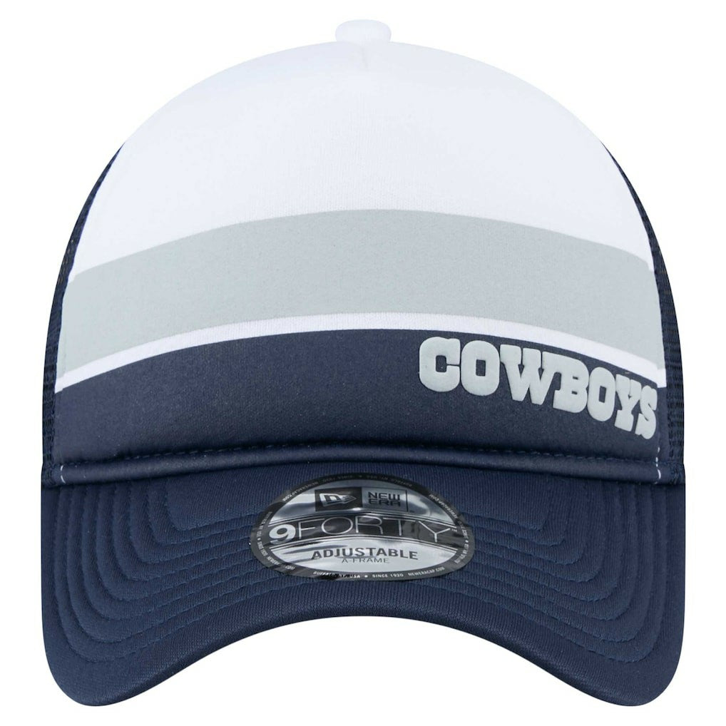 Dallas Cowboys Preschool Sport Night Color Block 9FORTY A-Frame Trucker Adjustable Hat | NFL Outlet