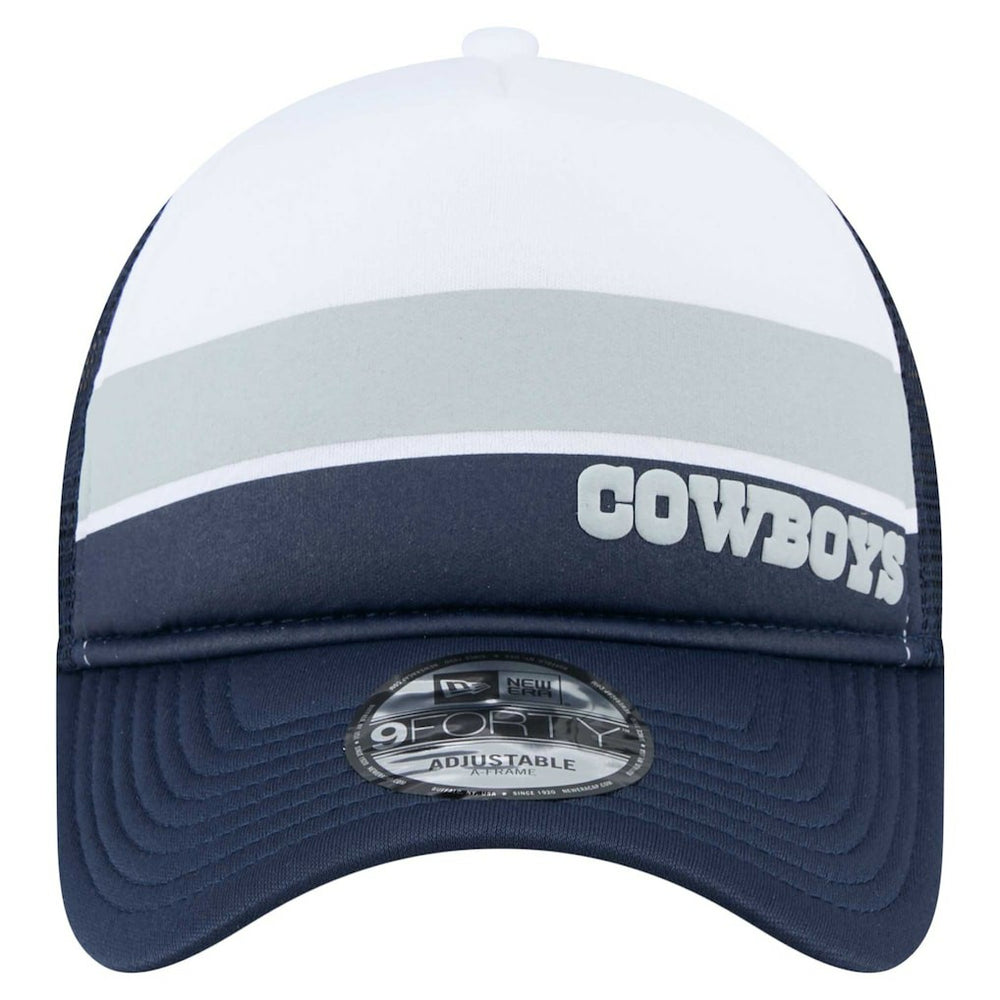 Dallas Cowboys Preschool Sport Night Color Block 9FORTY A-Frame Trucker Adjustable Hat | NFL Outlet