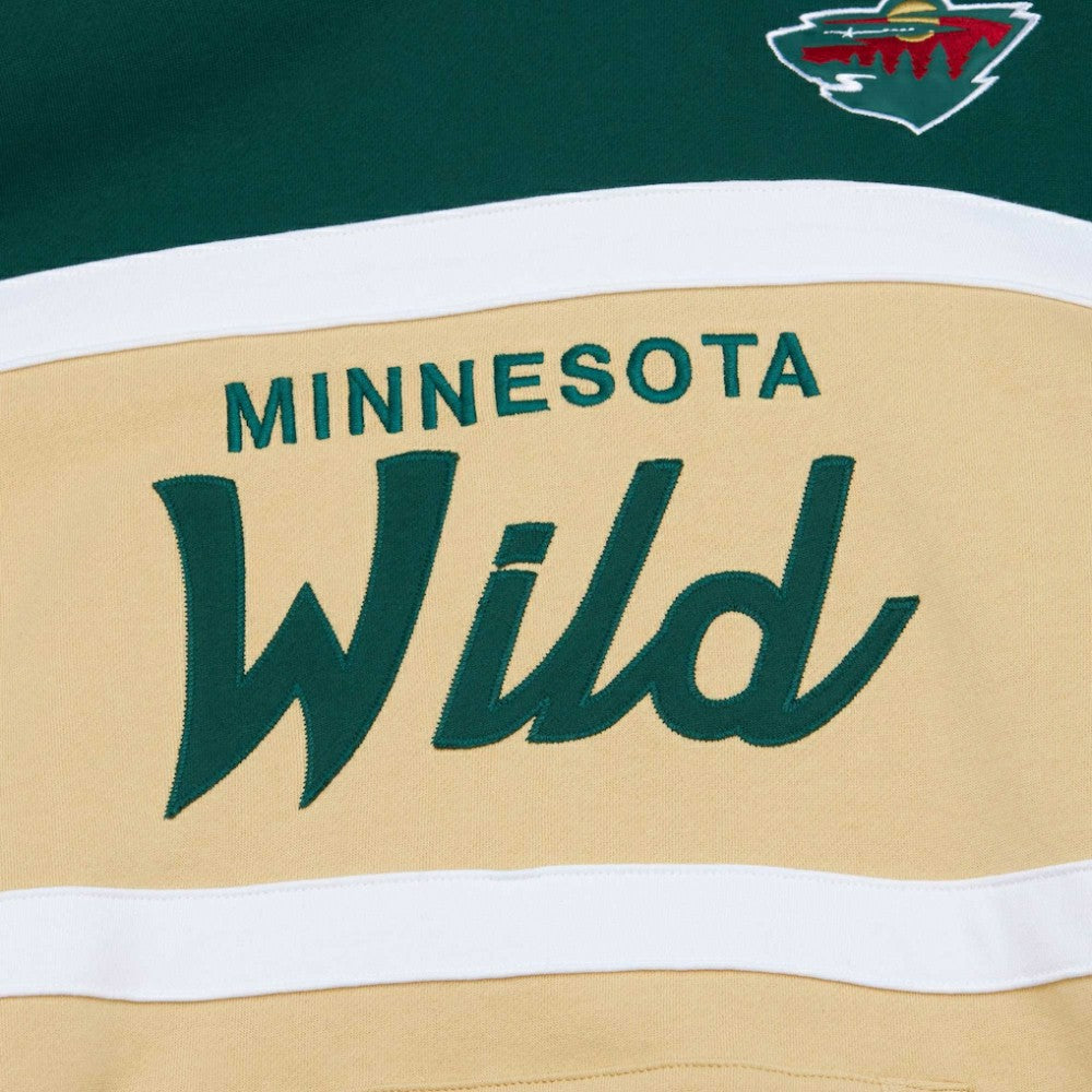 Minnesota Wild Mitchell & Ness Head Coach Pullover Hoodie -  NHL Hoodies
