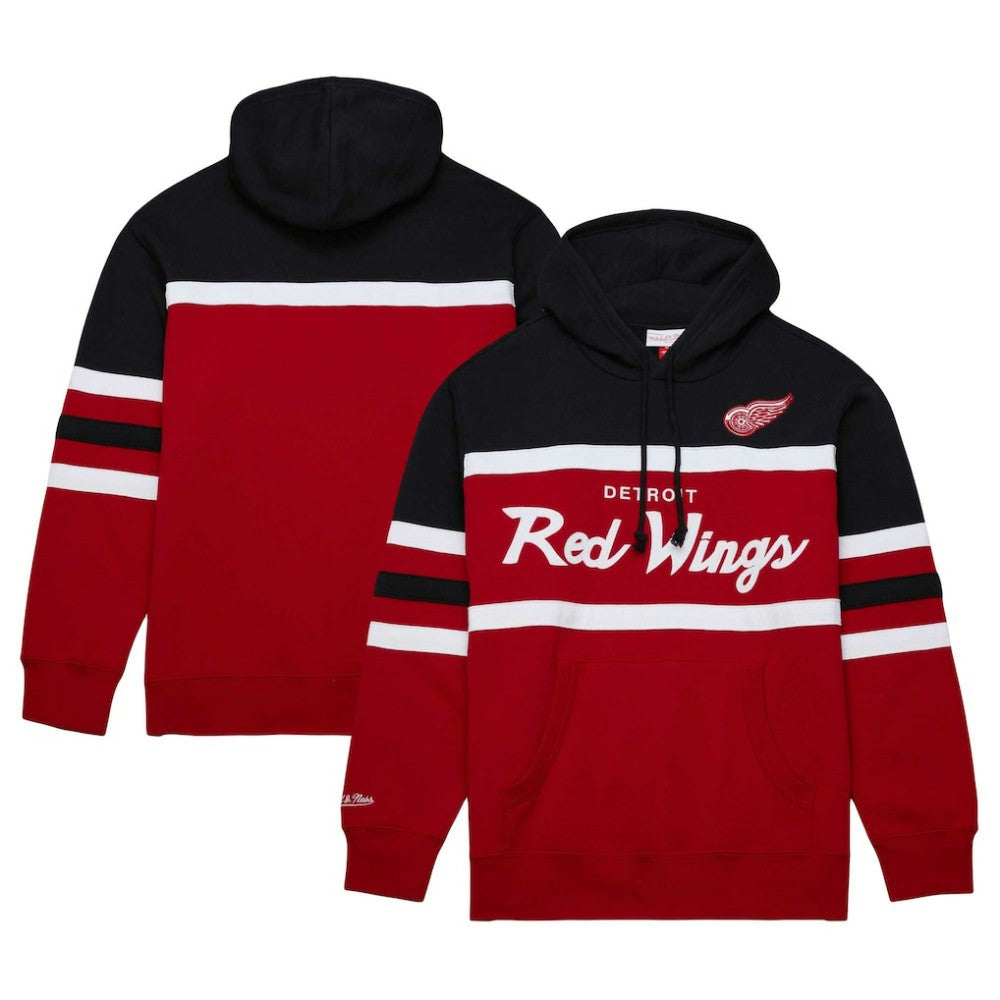 Detroit Red Wings Mitchell & Ness Head Coach Pullover Hoodie -  NHL Hoodies