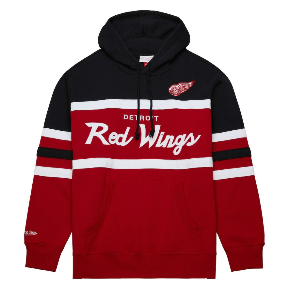 Detroit Red Wings Mitchell & Ness Head Coach Pullover Hoodie -  NHL Hoodies