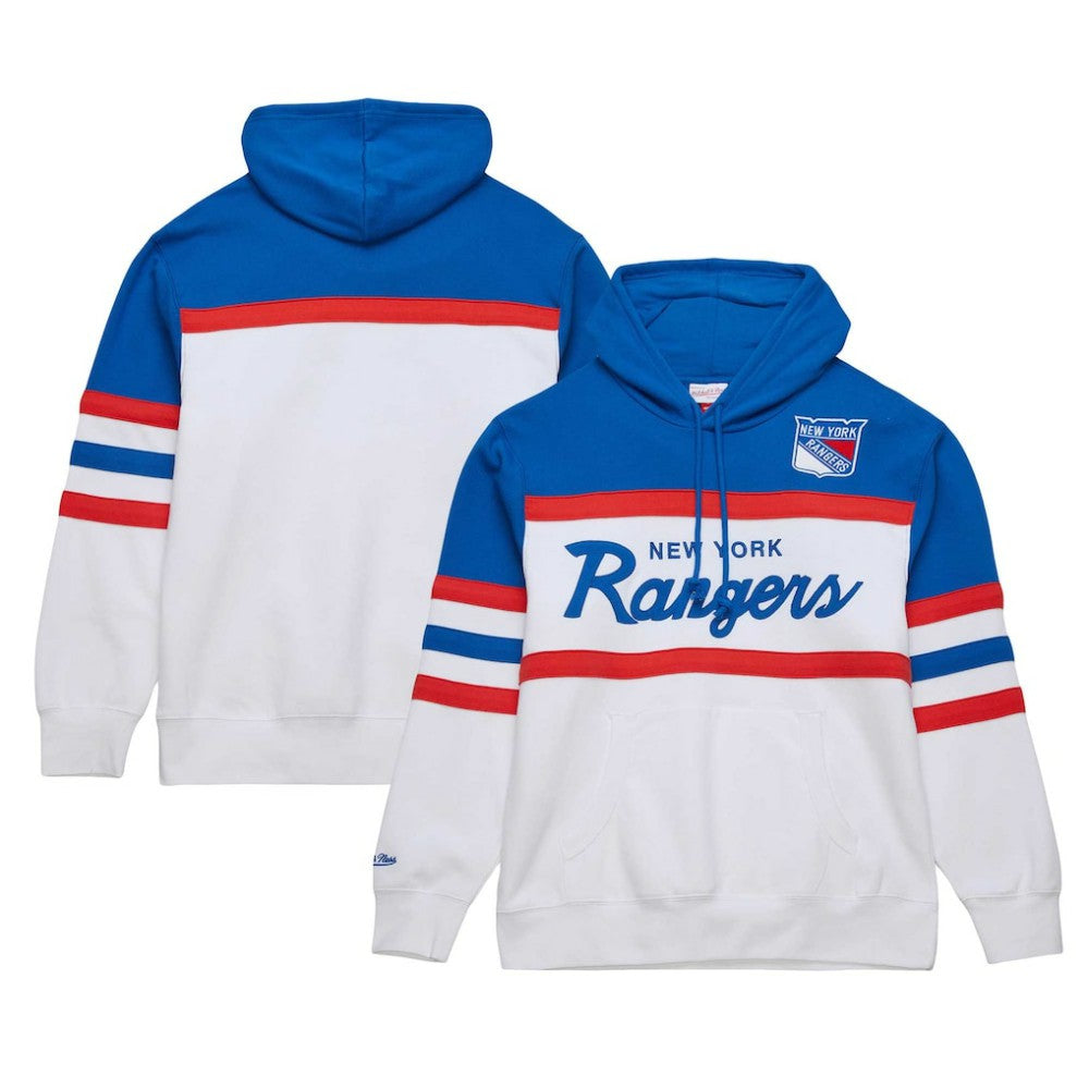 New York Rangers Mitchell & Ness Head Coach Pullover Hoodie -  NHL Hoodies