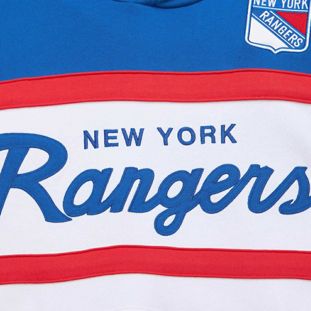 New York Rangers Mitchell & Ness Head Coach Pullover Hoodie -  NHL Hoodies
