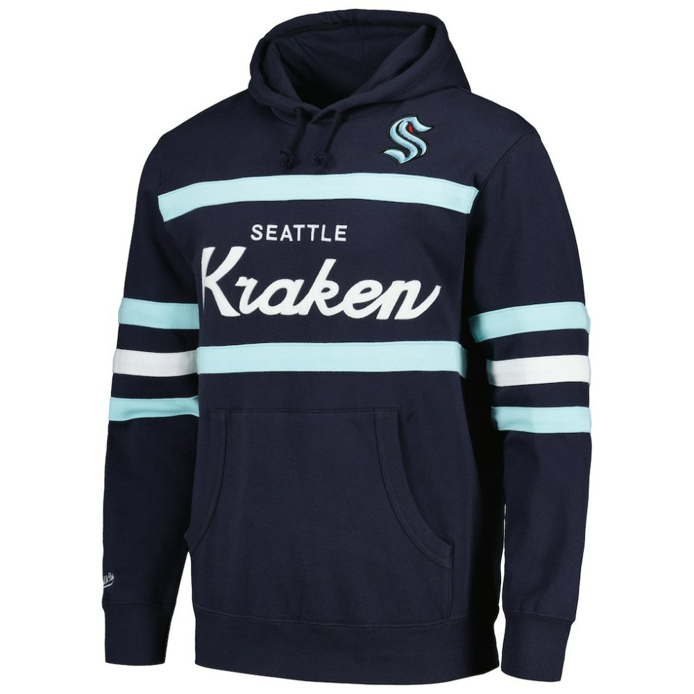Seattle Kraken Mitchell & Ness Head Coach Pullover Hoodie -  NHL Hoodies