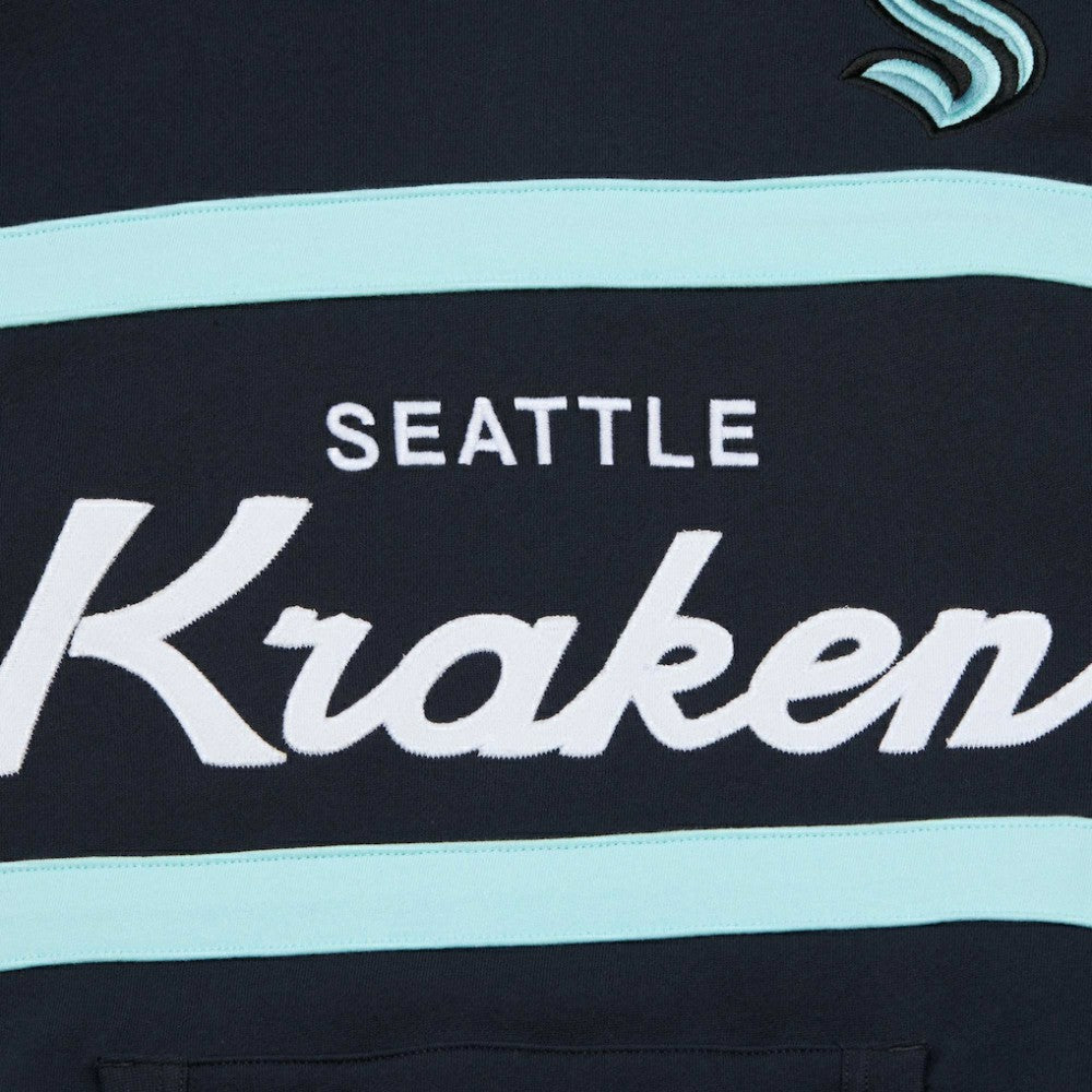 Seattle Kraken Mitchell & Ness Head Coach Pullover Hoodie -  NHL Hoodies