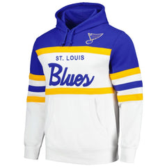 St. Louis Blues Mitchell & Ness Head Coach Pullover Hoodie -  NHL Hoodies