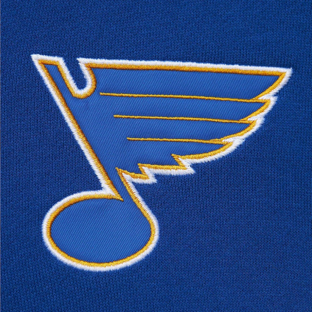 St. Louis Blues Mitchell & Ness Head Coach Pullover Hoodie -  NHL Hoodies