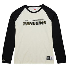 Pittsburgh Penguins Mitchell & Ness Legendary Slub Vintage Raglan Long Sleeve T-Shirt -  NHL T-shirts