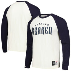 Seattle Kraken Mitchell & Ness Legendary Slub Vintage Raglan Long Sleeve T-Shirt -  NHL T-shirts