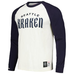 Seattle Kraken Mitchell & Ness Legendary Slub Vintage Raglan Long Sleeve T-Shirt -  NHL T-shirts