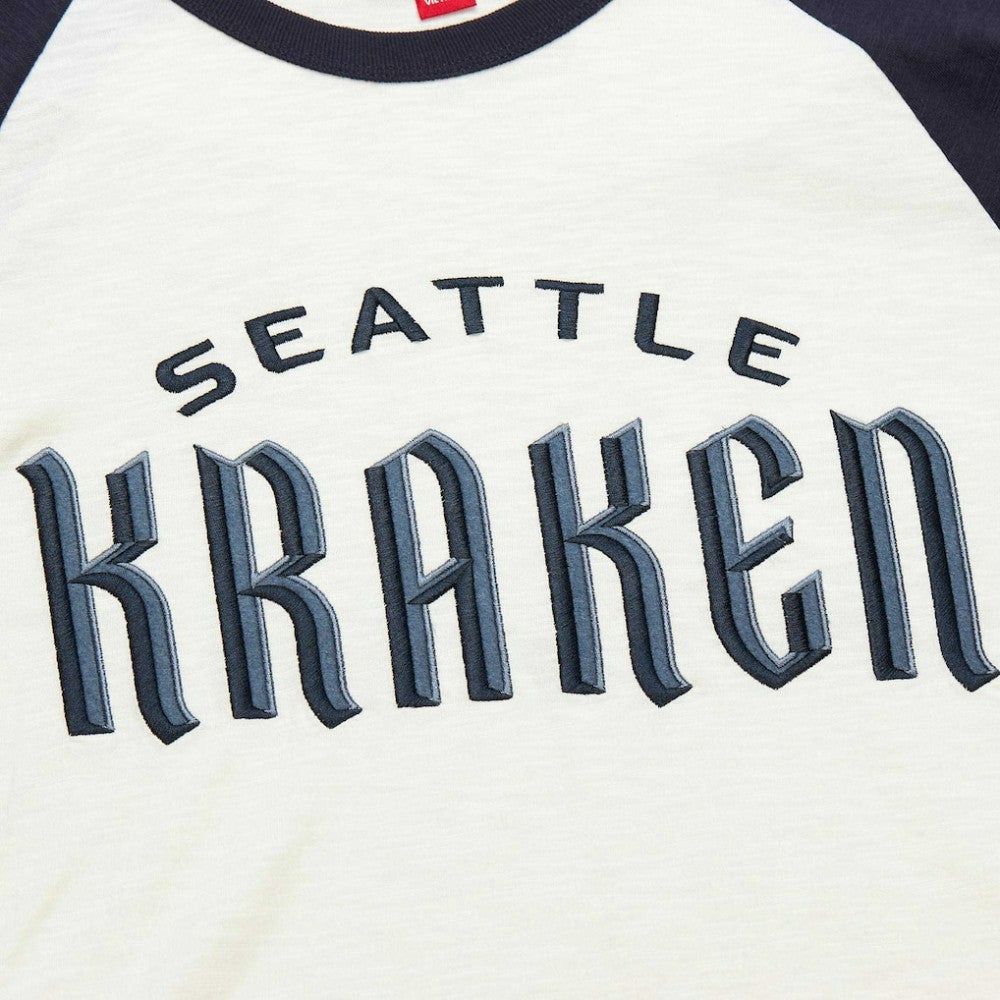 Seattle Kraken Mitchell & Ness Legendary Slub Vintage Raglan Long Sleeve T-Shirt -  NHL T-shirts