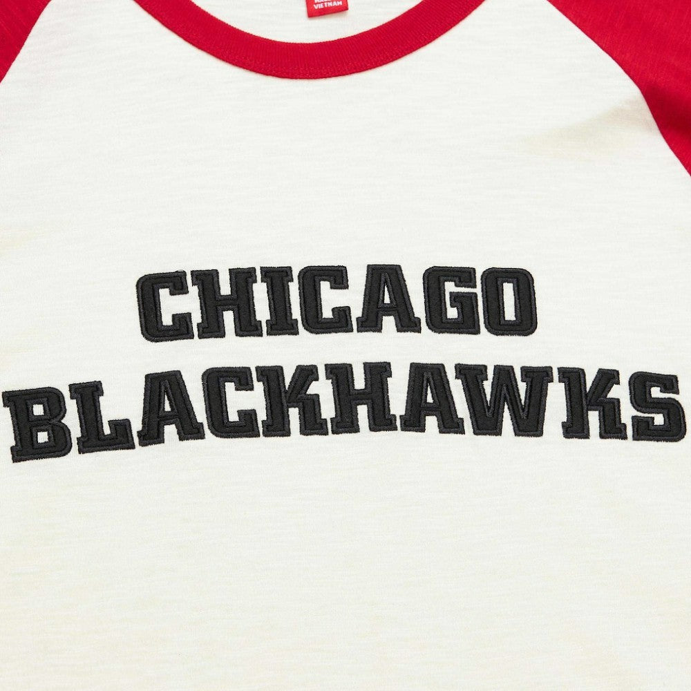 Chicago Blackhawks Mitchell & Ness Legendary Slub Vintage Raglan Long Sleeve T-Shirt -  NHL T-shirts