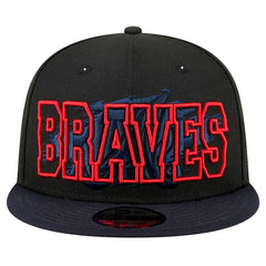 Atlanta Braves New Era Splatter 9FIFTY Snapback Hat - MLB Hats