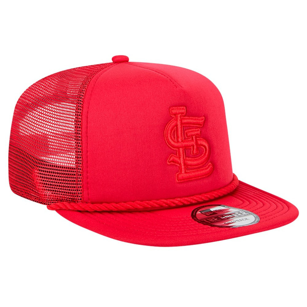 St. Louis Cardinals New Era Tone Foam Meshback Golfer Snapback Hat - MLB Hats