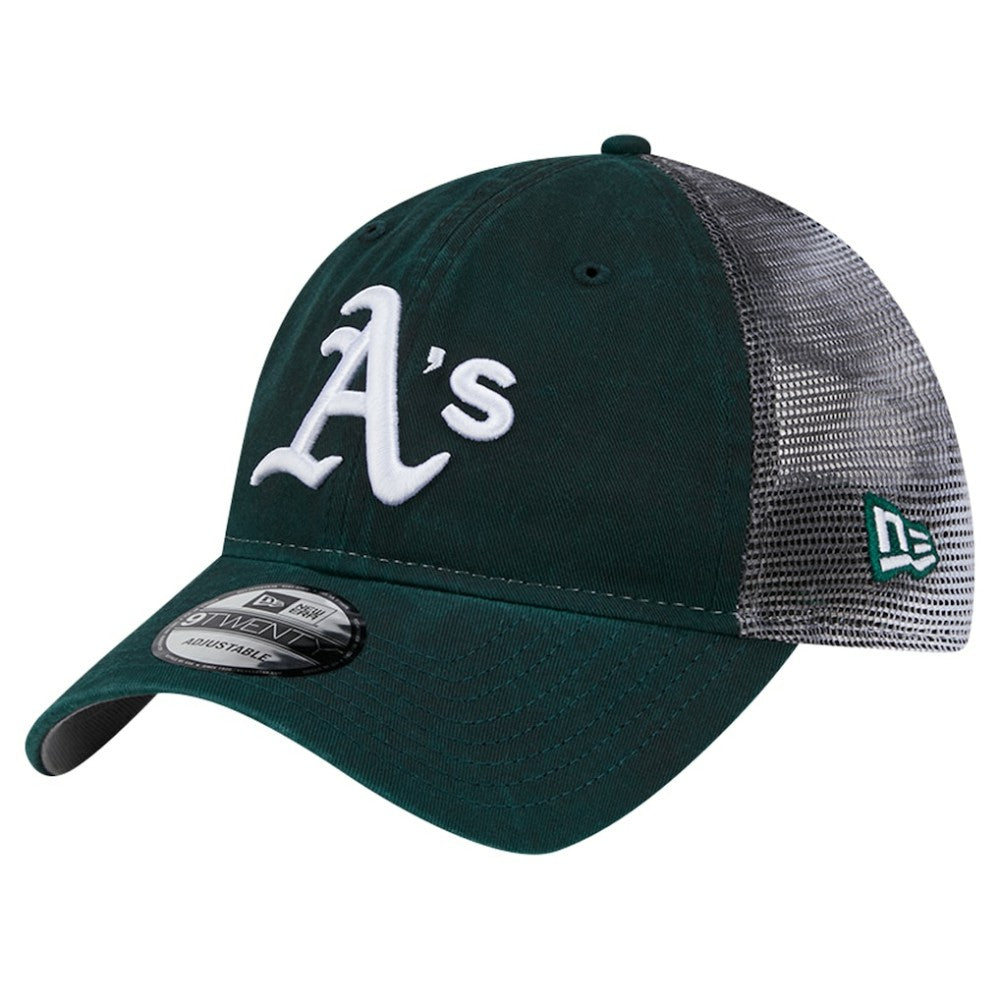 Athletics New Era Team Slick Trucker 9TWENTY Adjustable Hat - MLB Hats