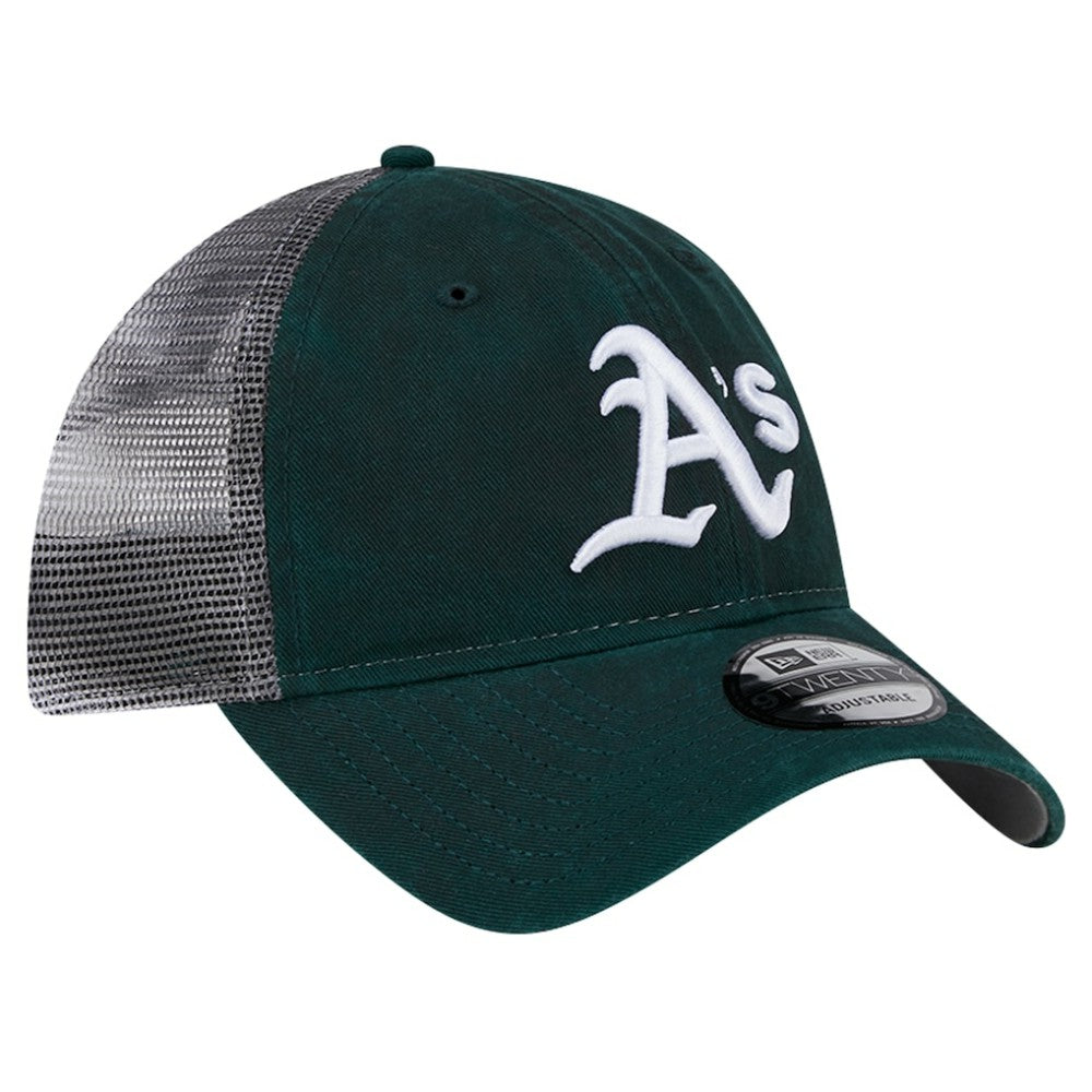 Athletics New Era Team Slick Trucker 9TWENTY Adjustable Hat - MLB Hats