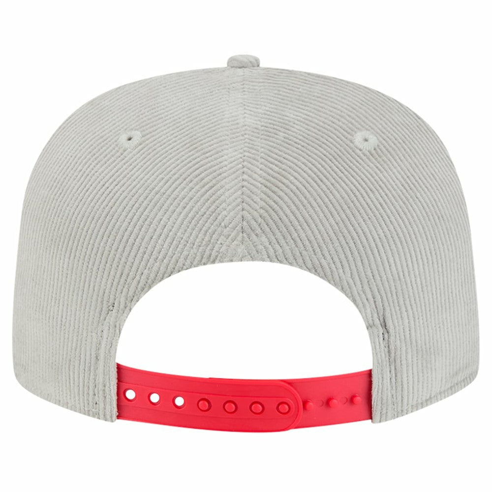 New Era Chicago Cubs Gray Corduroy Golfer Snapback Hat - MLB Hats