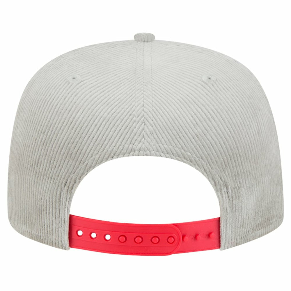 New Era Atlanta Braves Gray Corduroy Golfer Snapback Hat - MLB Hats