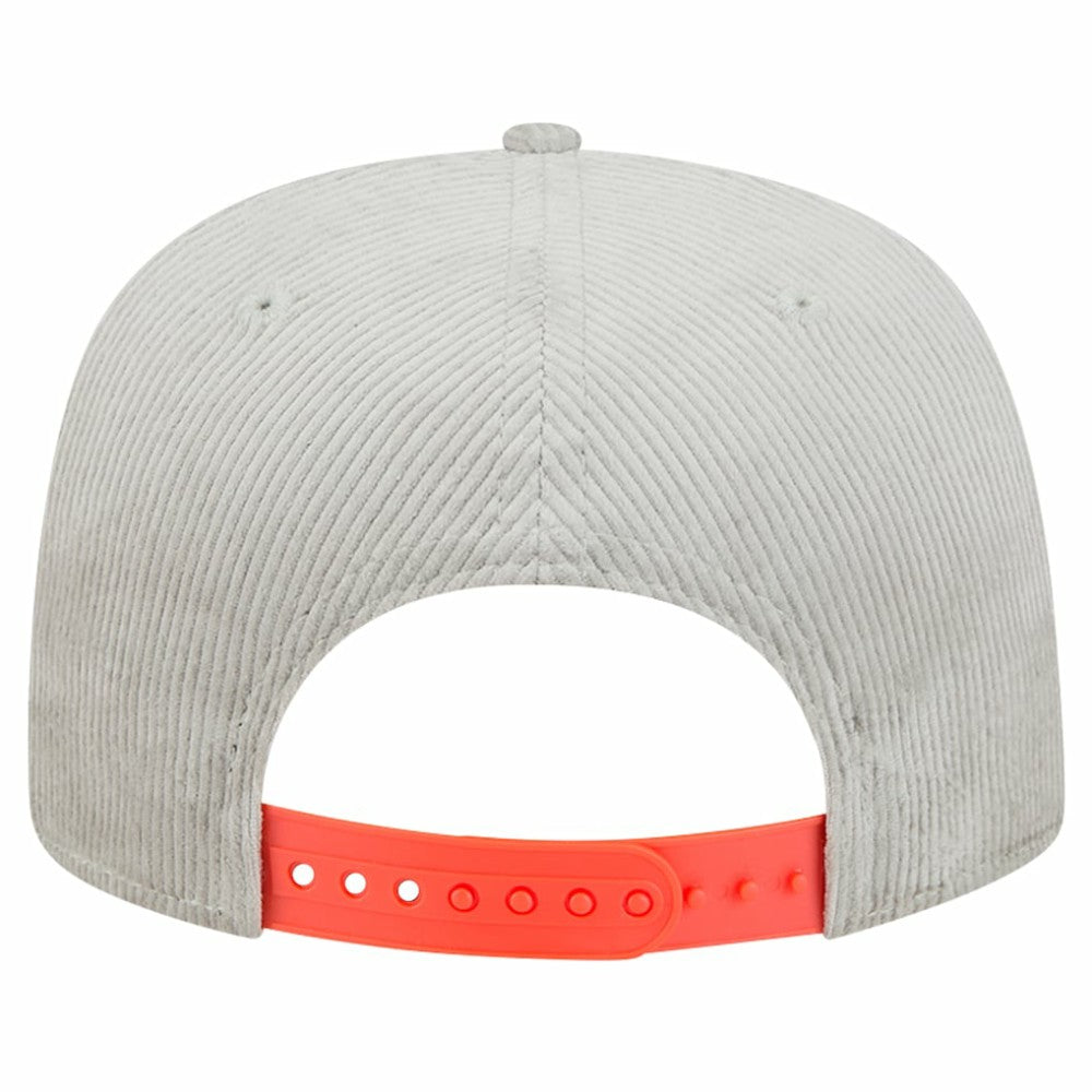 New Era Houston Astros Gray Corduroy Golfer Snapback Hat - MLB Hats