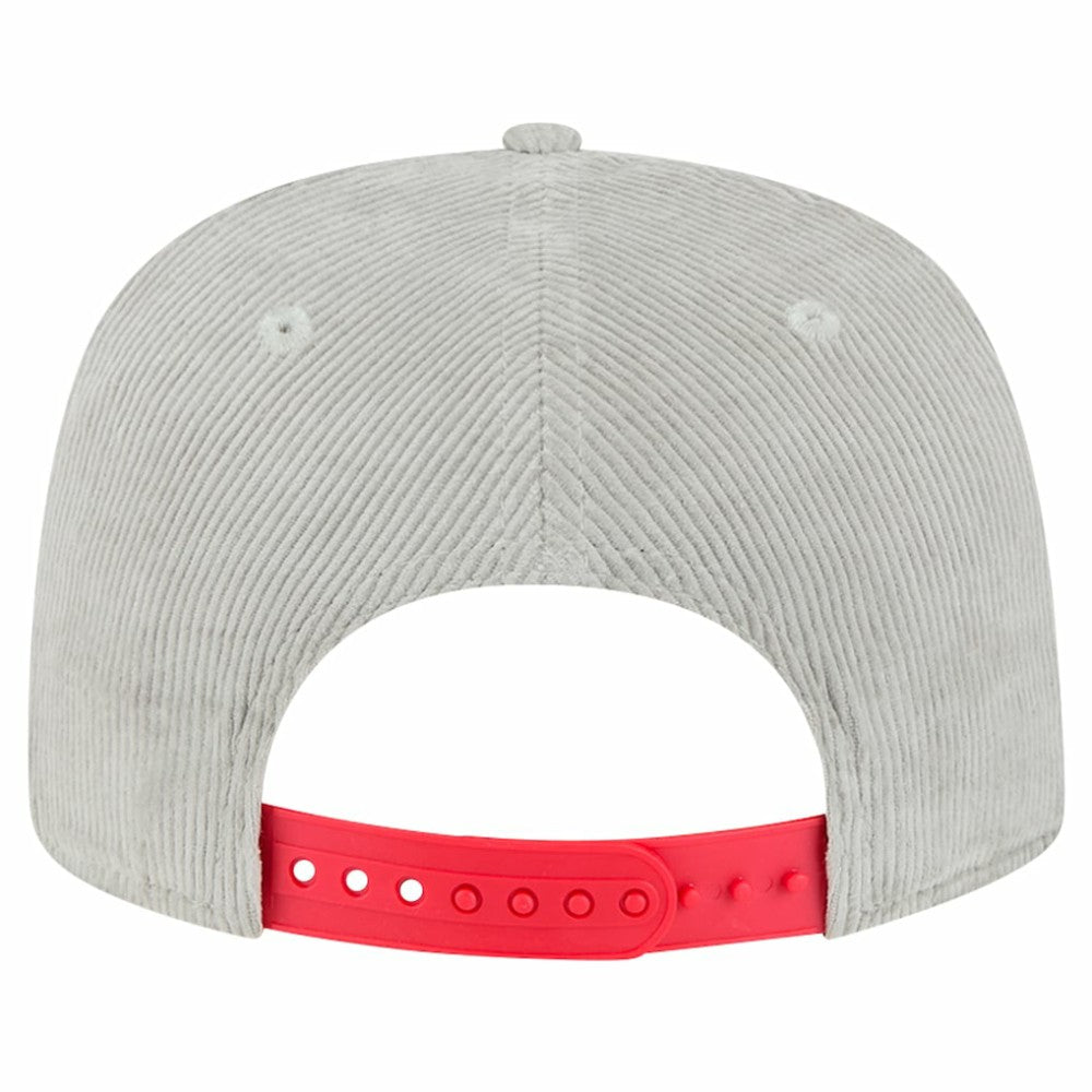 New Era Boston Red Sox Gray Corduroy Golfer Snapback Hat - MLB Hats
