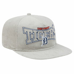 New Era Detroit Tigers Gray Corduroy Golfer Snapback Hat - MLB Hats