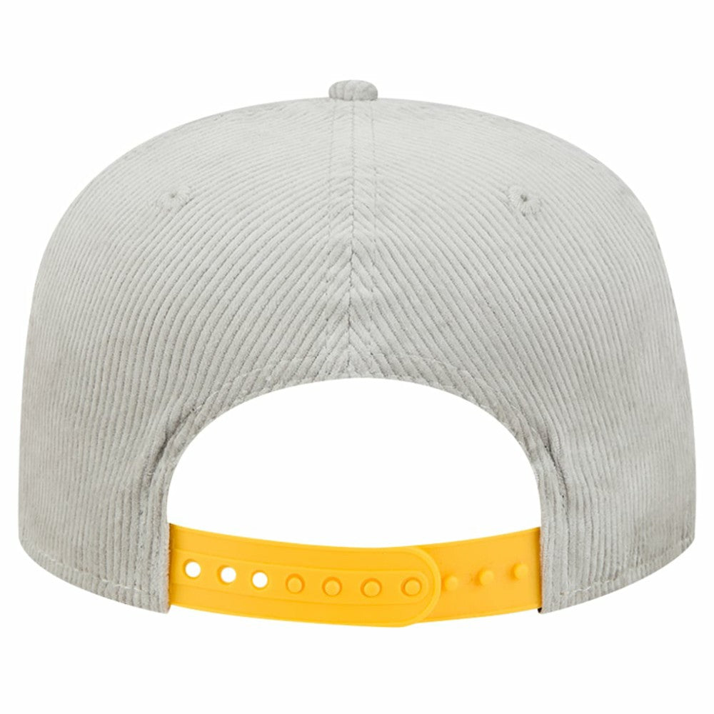 New Era Pittsburgh Pirates Gray Corduroy Golfer Snapback Hat - MLB Hats