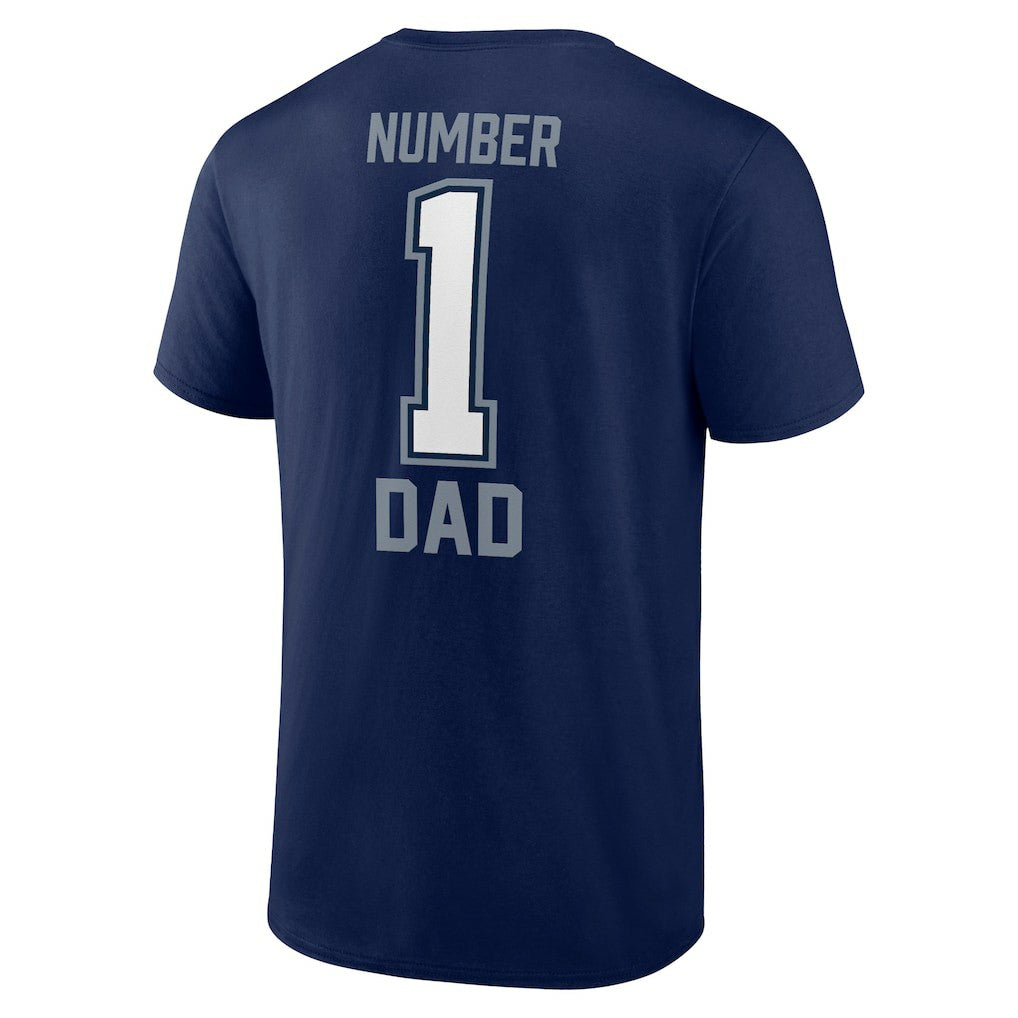 Dallas Cowboys #1 Dad T-Shirt | NFL US