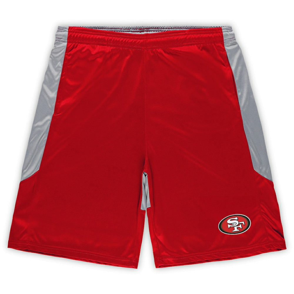 San Francisco 49ers Big & Tall Team Logo Shorts | NFL Discount
