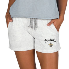 New Orleans Saints Concepts Sport Women's Mainstream Terry Lounge Shorts | NFL Hot